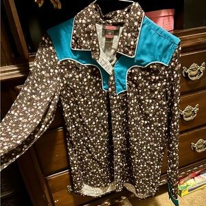 Rockabilly Western Floral Shirt